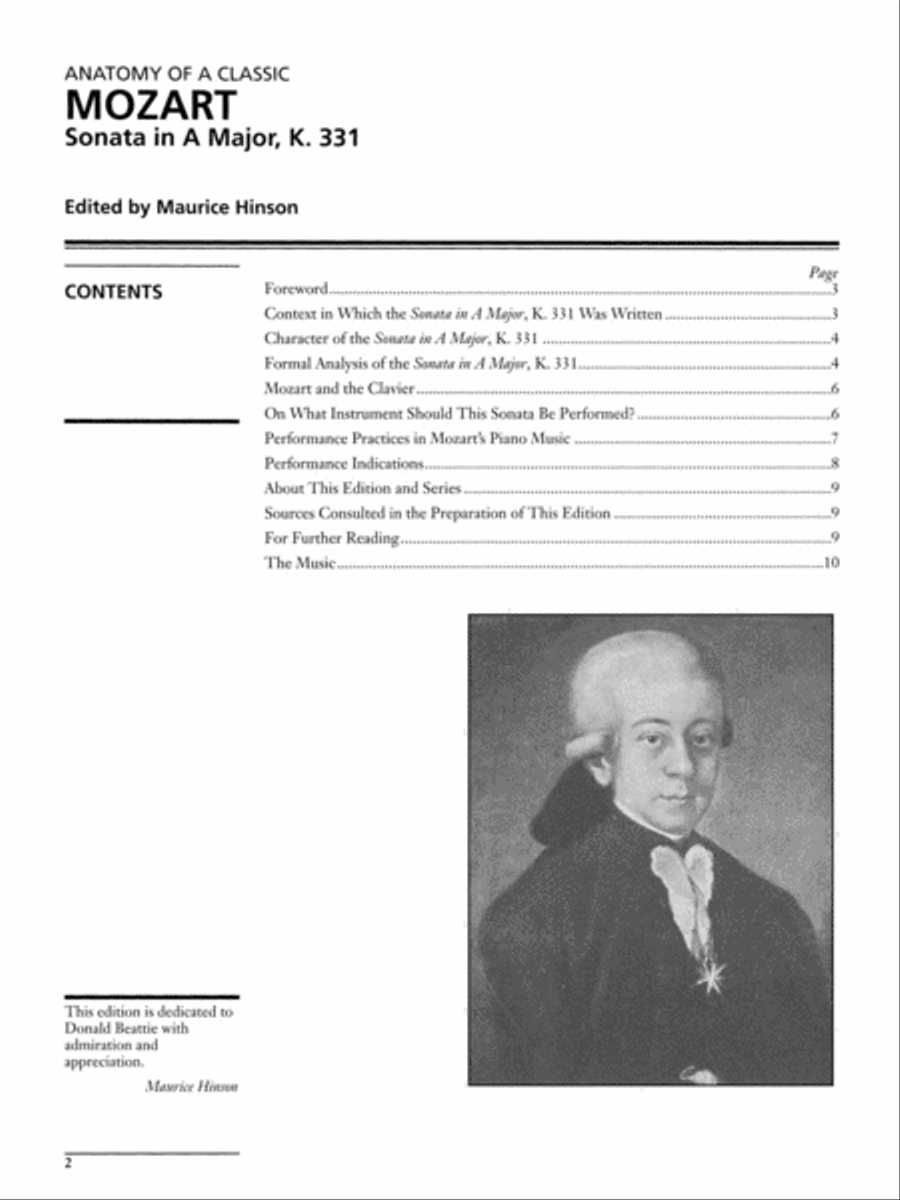 Sonata in A, K. 331 (Complete) Small Ensemble scores gallery preview page 2