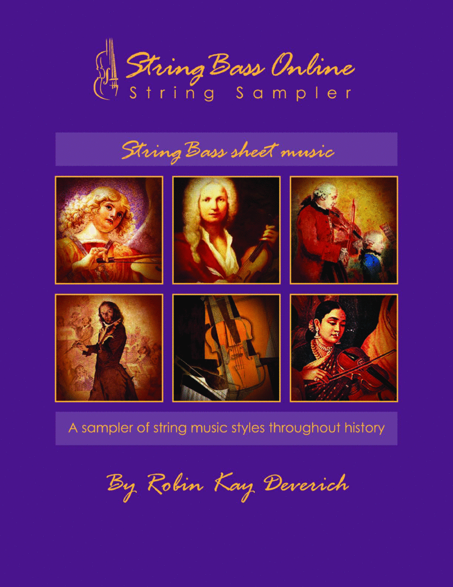 Bass and Piano String Sampler Sheet Music Double Bass scores gallery preview page 1