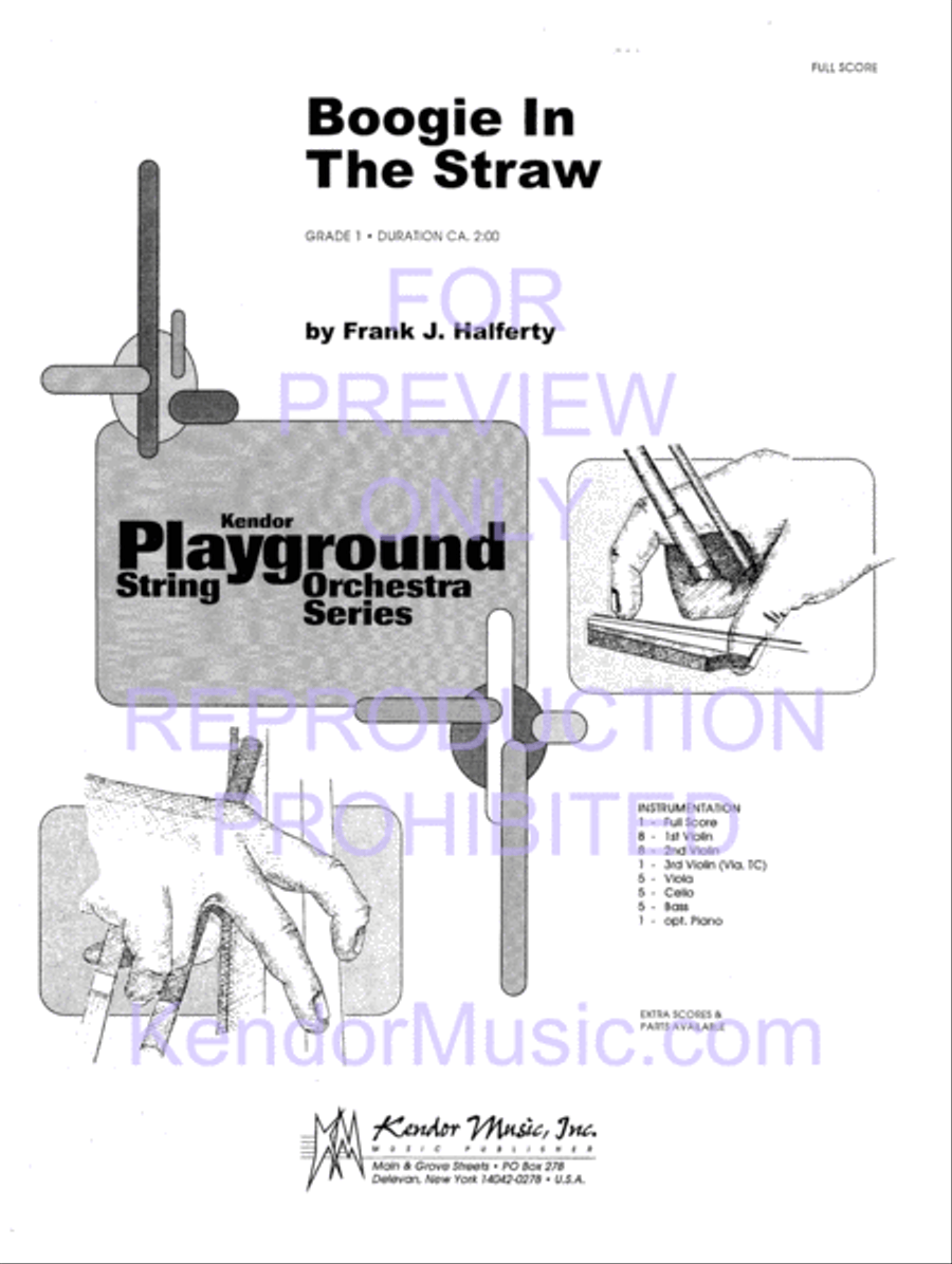 Boogie In The Straw String Orchestra scores gallery preview page 2