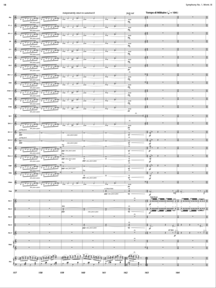 And the Earth Trembled (Symphony 1, New Day Rising, Mvt. III) Concert Band scores gallery preview page 17