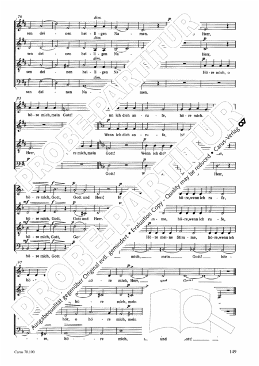 Geistliches Chorbuch der Romantik Choir scores gallery preview page 150