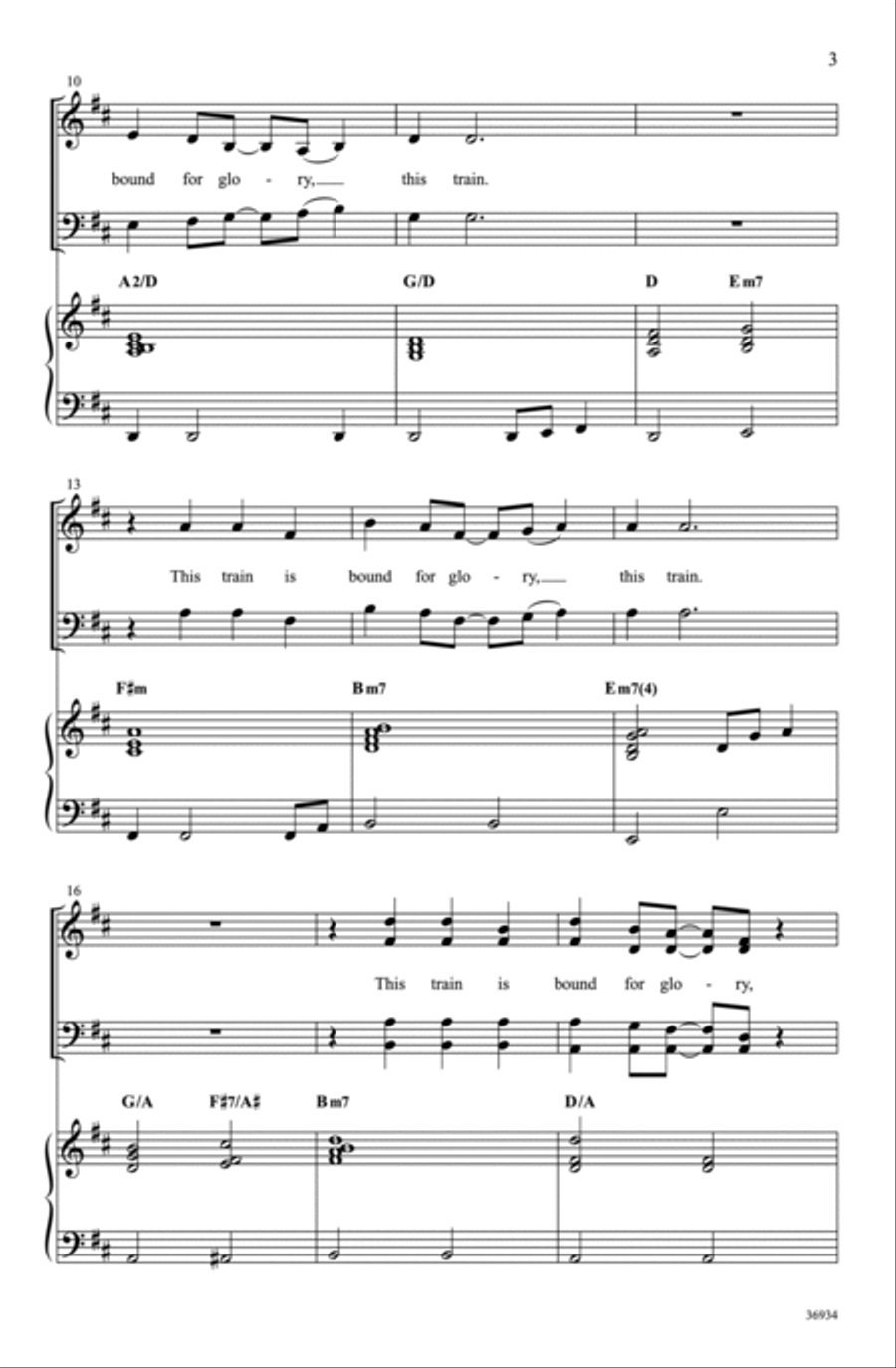 People Get Ready Choir scores gallery preview page 3