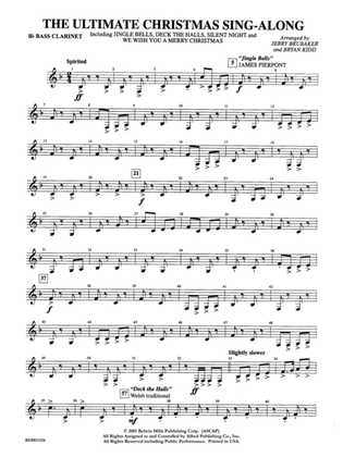 The Ultimate Christmas Sing-Along: B-flat Bass Clarinet