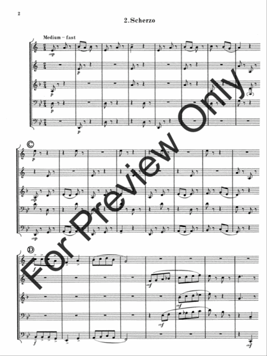 Four Sketches Horn scores gallery preview page 4