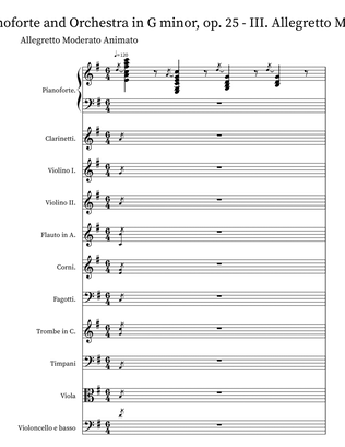 Concerto for Pianoforte and Orchestra no. 4 ''Afrika'' in G minor, op. 25 - III. Allegretto Moderato