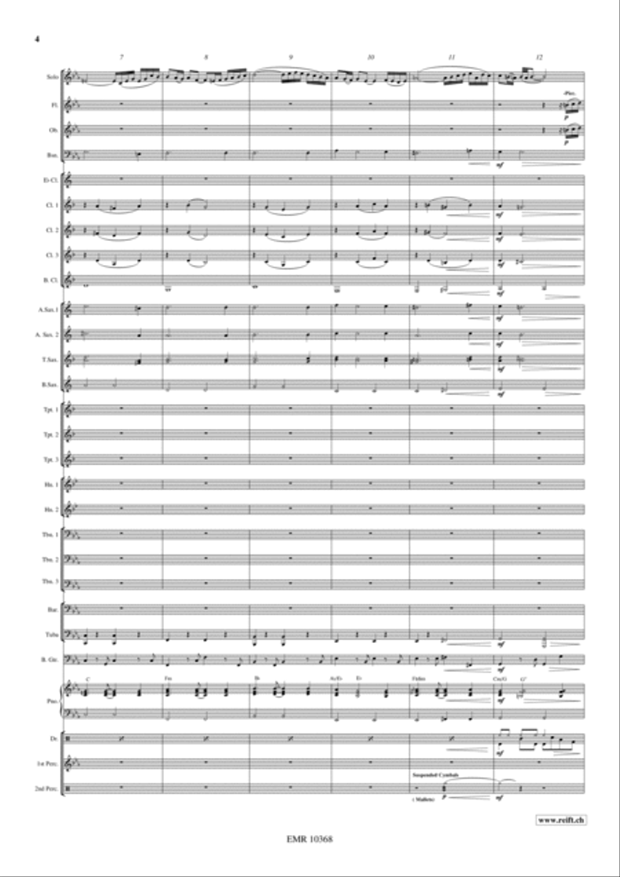 Concerto Pour Une Voix Concert Band scores gallery preview page 5
