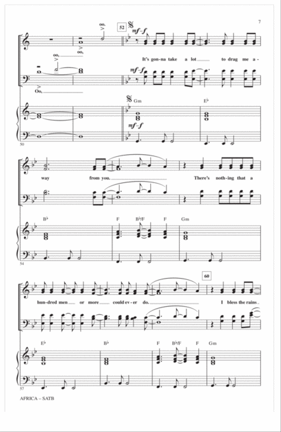 Africa (arr. Roger Emerson) 4-Part scores gallery preview page 5