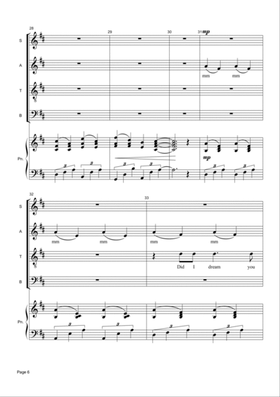 Song To The Siren Divisi scores gallery preview page 6