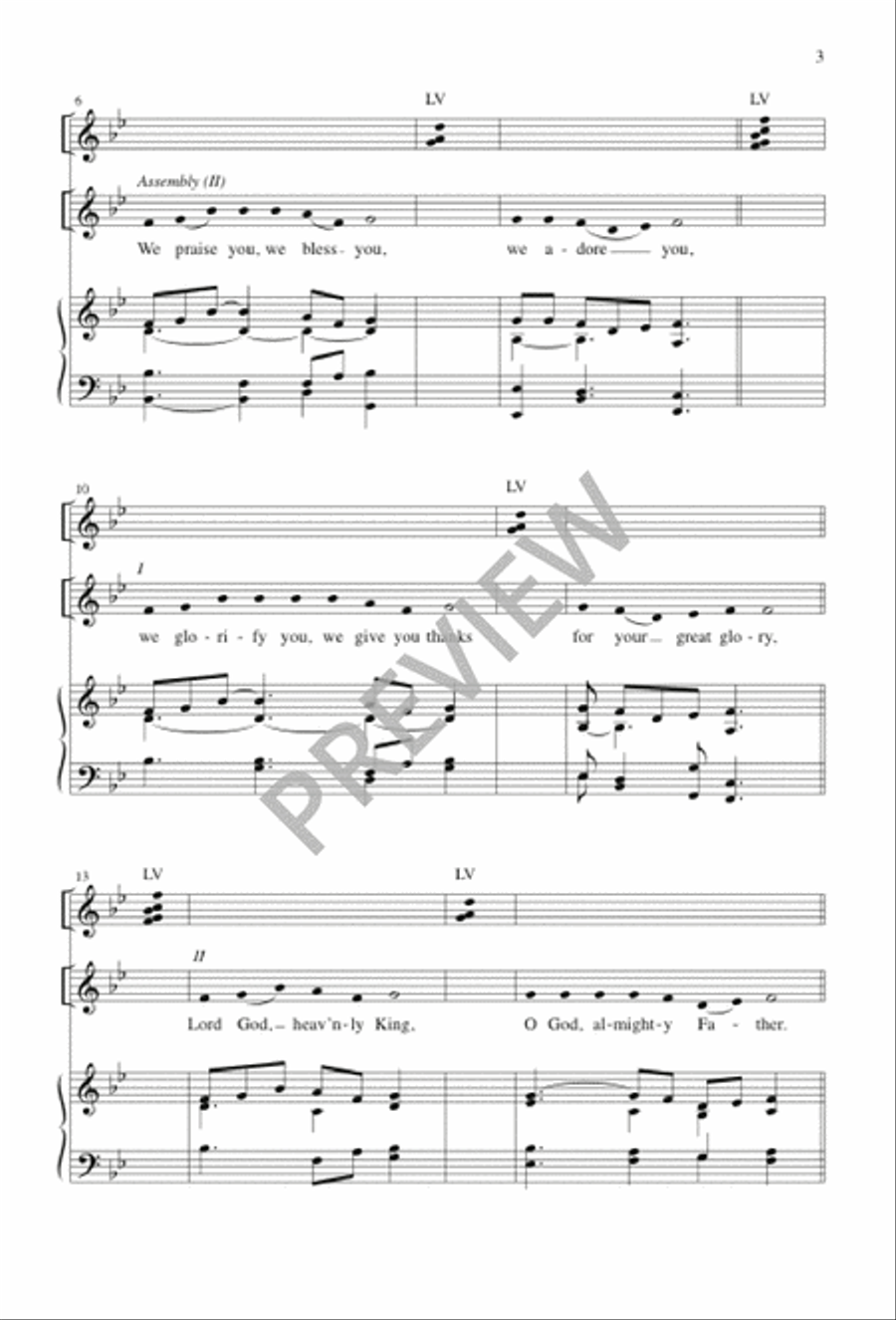 Antiphonal Gloria from 
