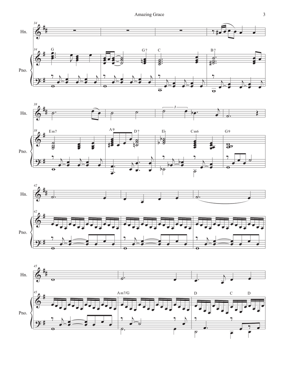 Amazing Grace (with 