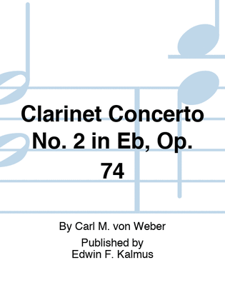 Clarinet Concerto No. 2 in Eb, Op. 74