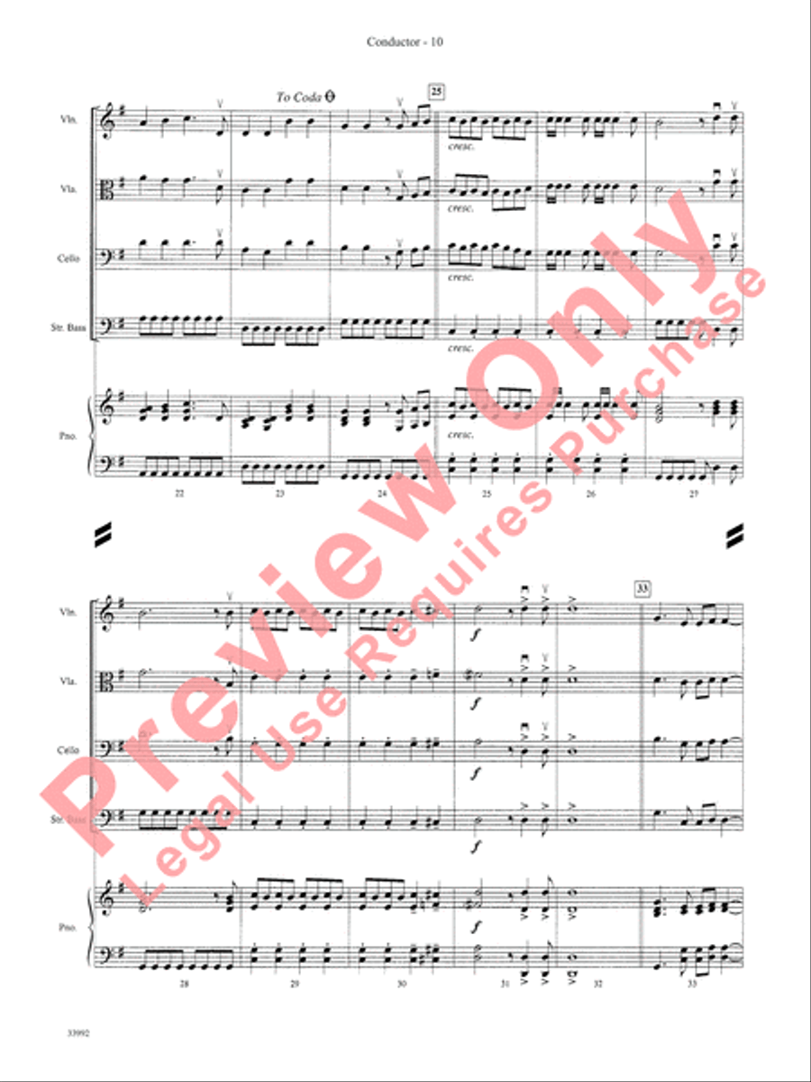 Great Themes from TV and Movies String Orchestra scores gallery preview page 11