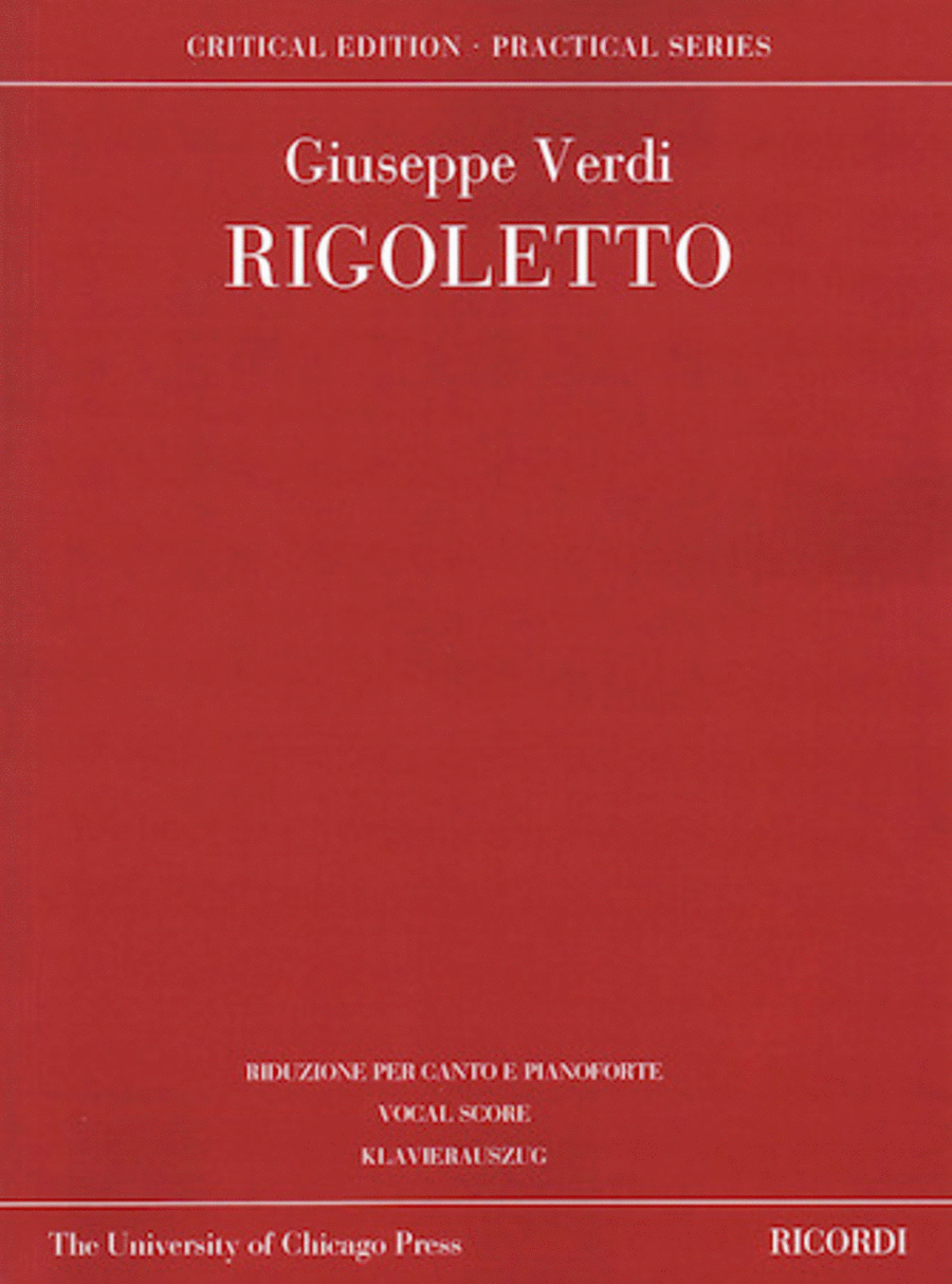 Book cover for Rigoletto