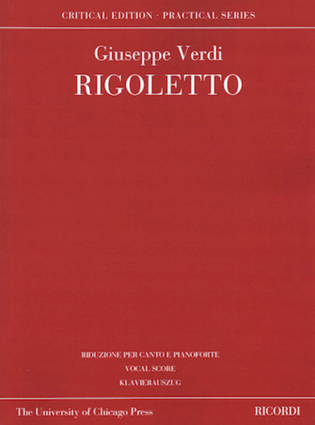 Rigoletto by Giuseppe Verdi Voice - Sheet Music