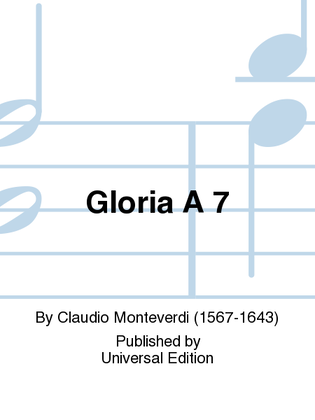 Book cover for Gloria A 7