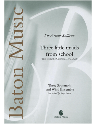 Book cover for Three little maids from school