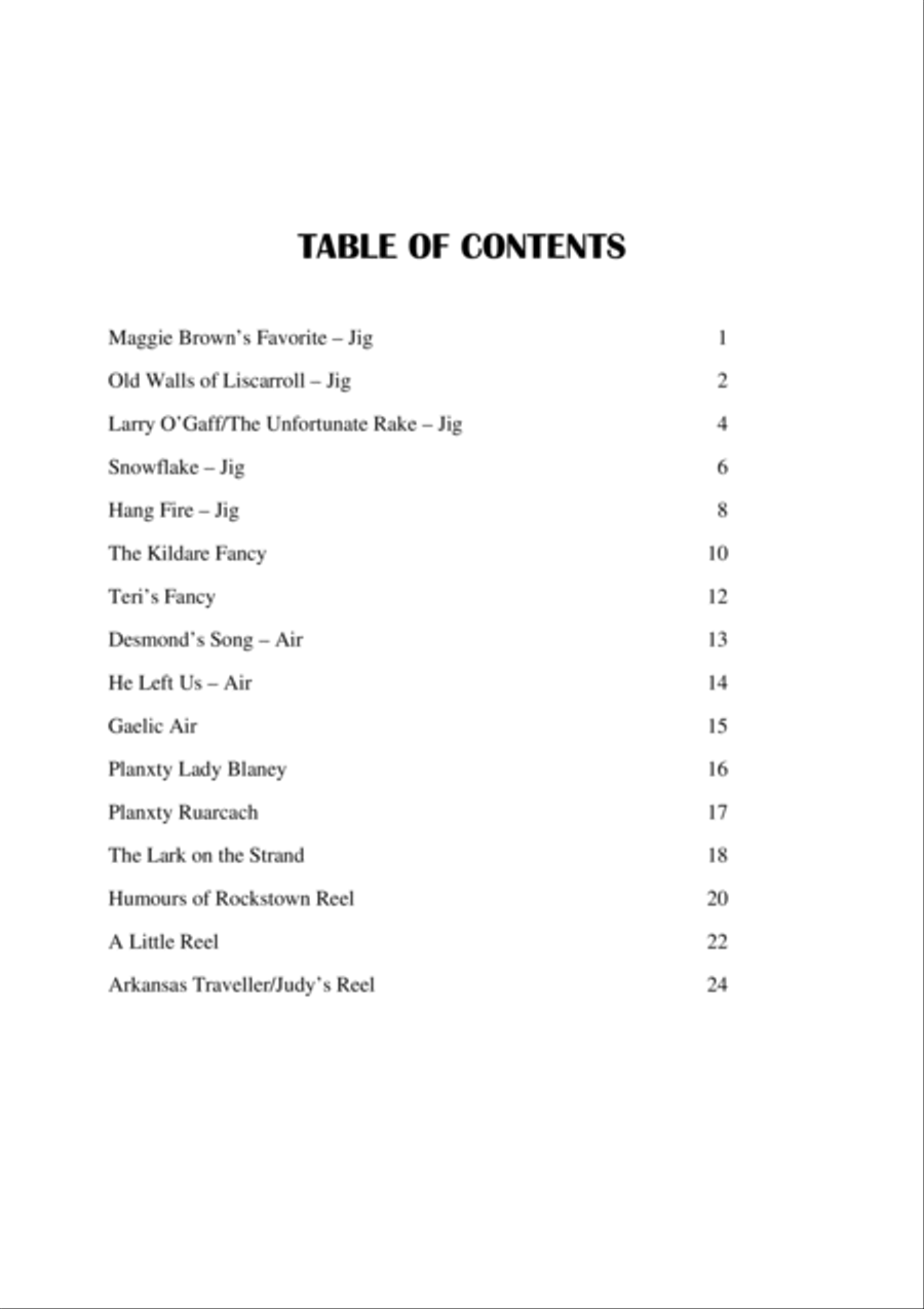 Luck O' the Irish -- Jigs, Reels, Airs and More Violin Solo scores gallery preview page 4