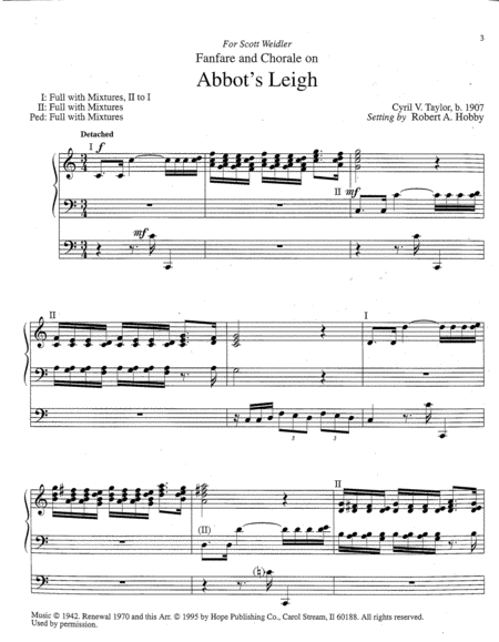 Two English Hymn Tune Settings image number null