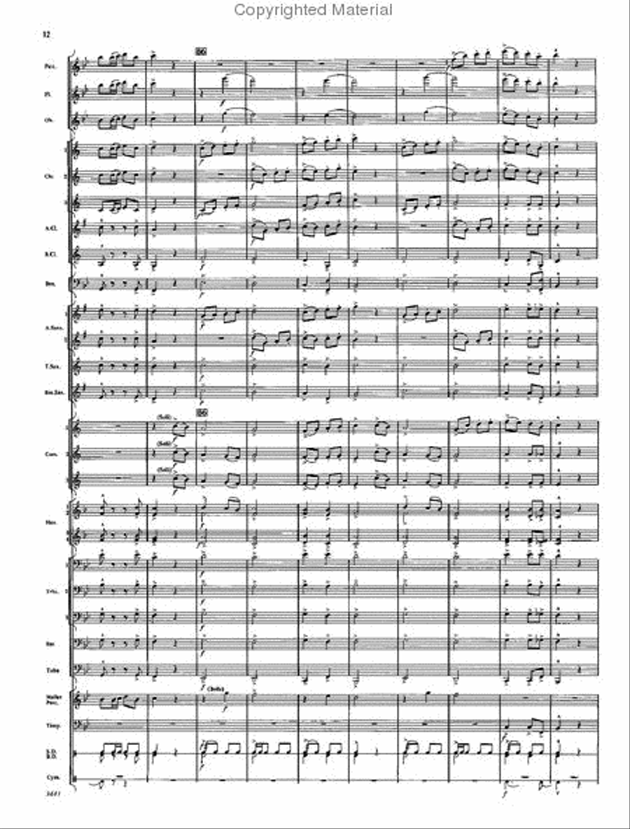 Centuria Concert Band scores gallery preview page 11