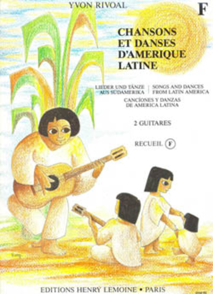 Chansons et danses d'Amerique latine - Volume F