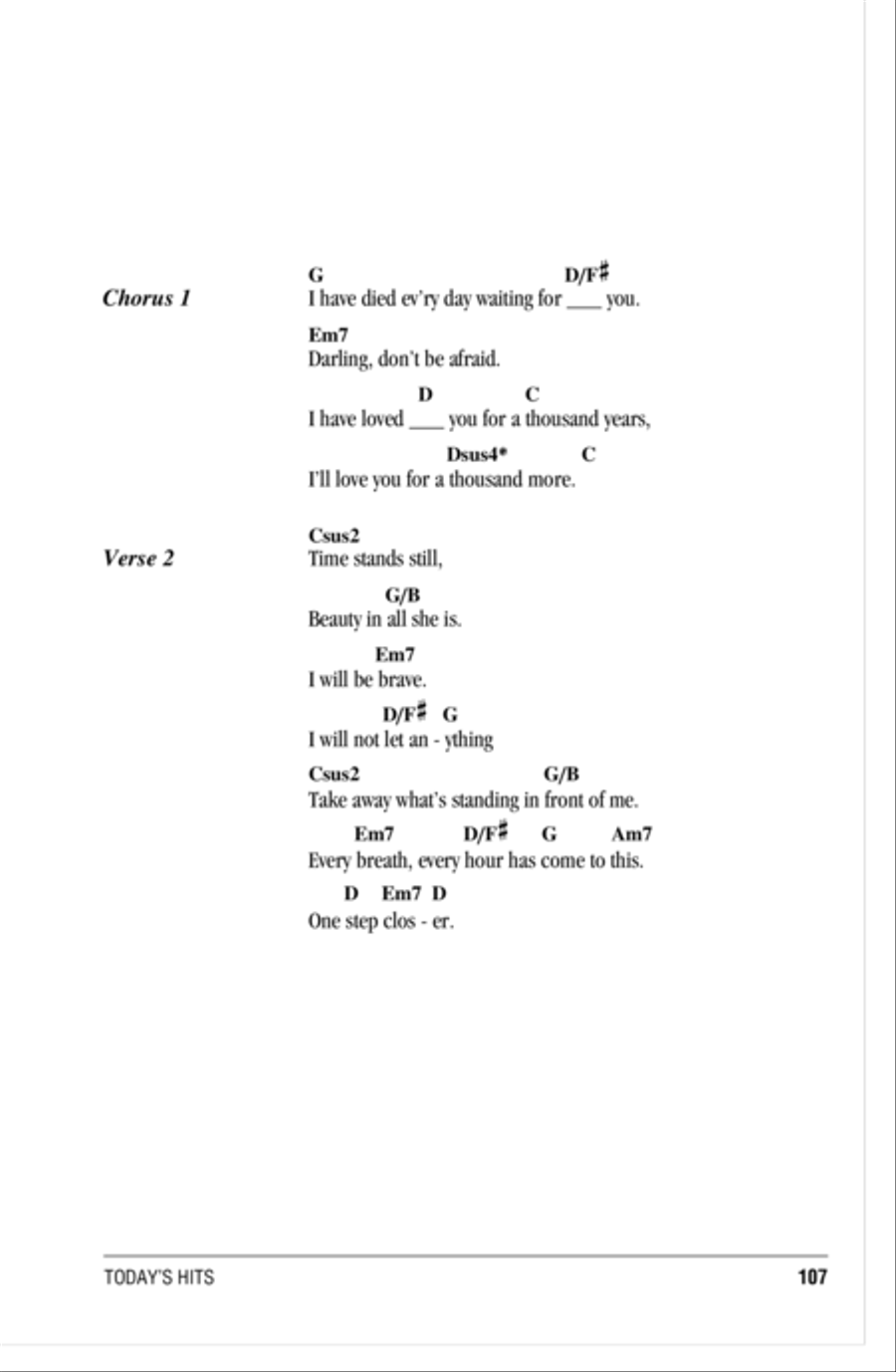 A Thousand Years A Thousand Years Acoustic Guitar scores gallery preview page 2