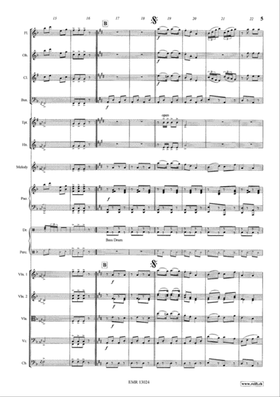 Blacksmith Polka Orchestra scores gallery preview page 5
