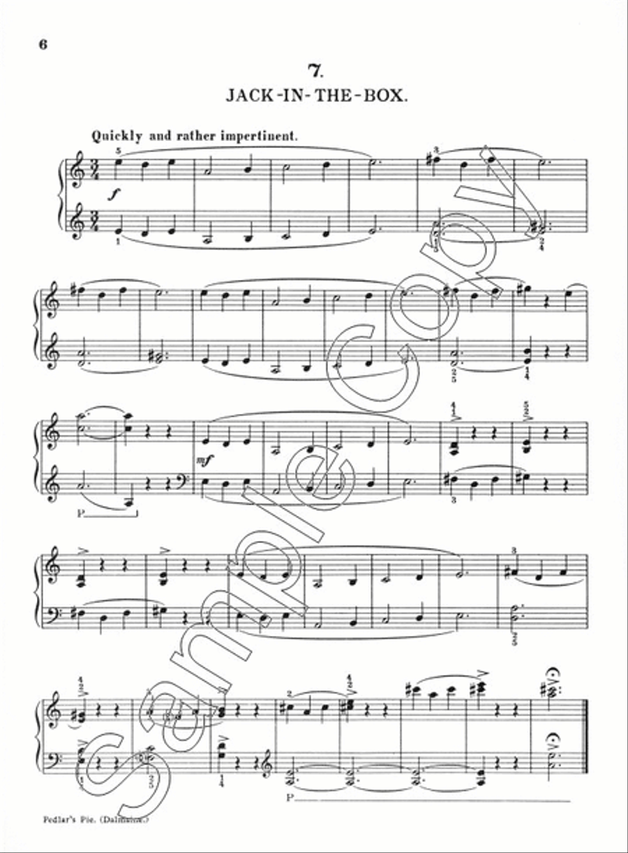 Pedlars Pie Easy Piano scores gallery preview page 3