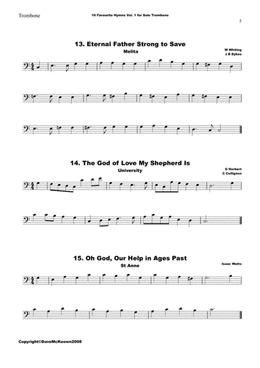 16 Favourite Hymns Vol.1 for solo Trombone image number null