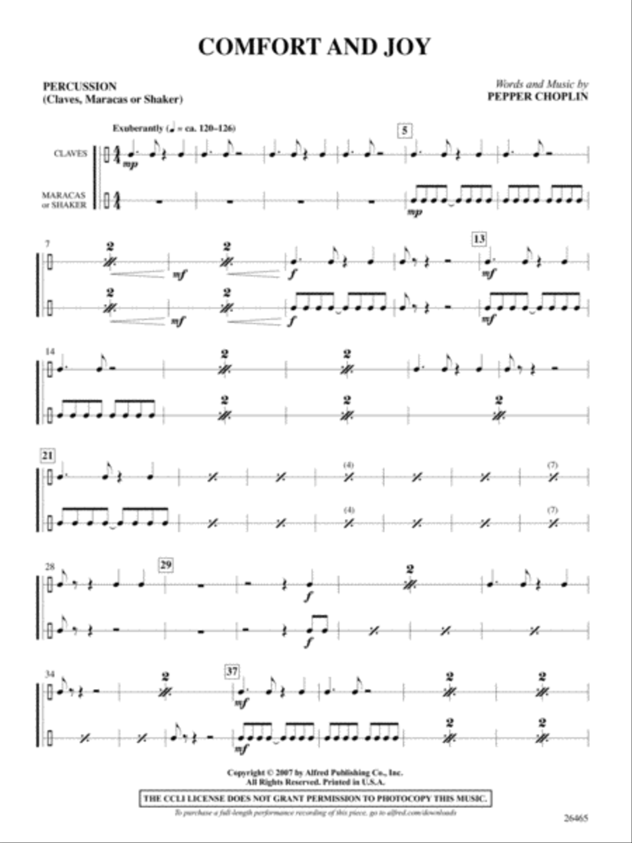 Comfort and Joy Comfort and Joy Choir scores gallery preview page 2