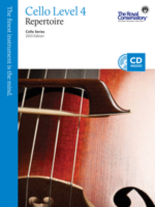 Book cover for Cello Repertoire Level 4