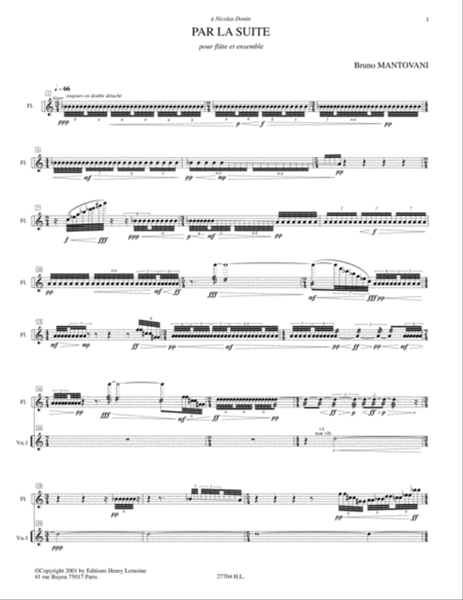 Par La Suite Flute scores gallery preview page 2