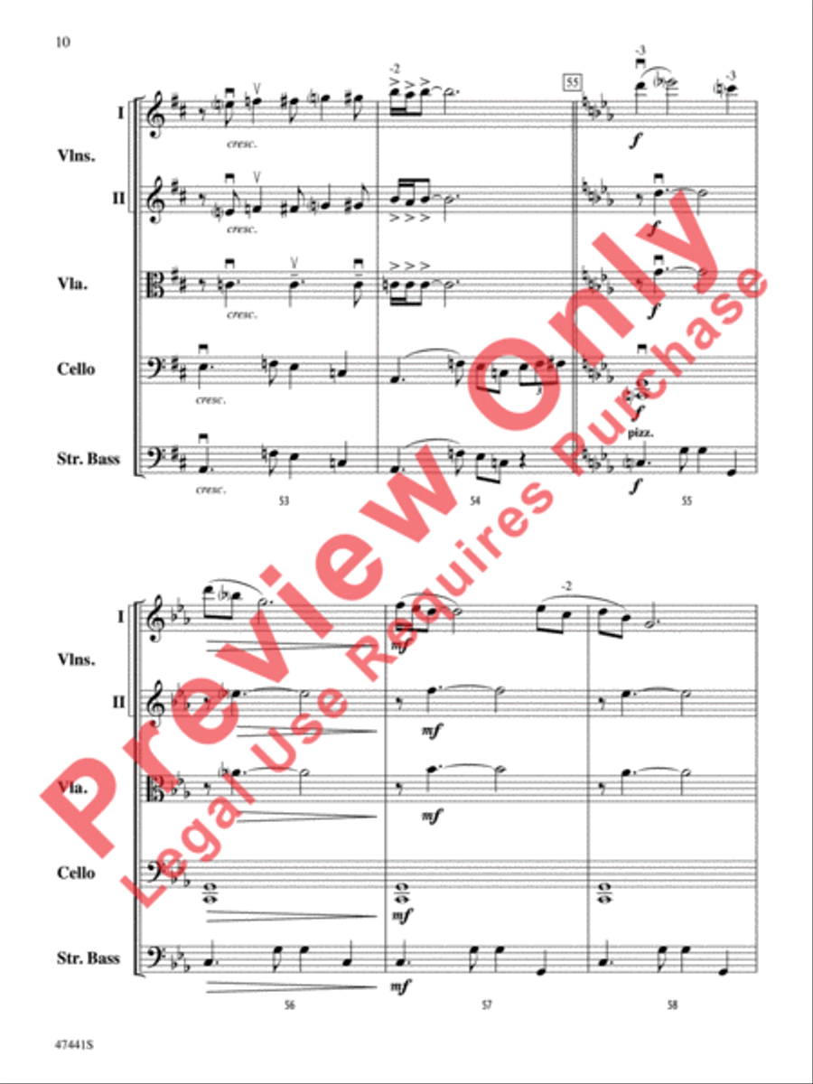 Milonga del Angel String Orchestra scores gallery preview page 11