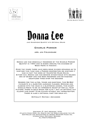 Book cover for Donna Lee