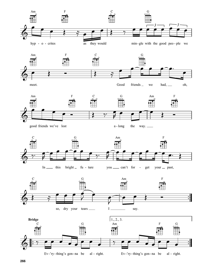 No Woman No Cry No Woman No Cry Baritone Ukulele scores gallery preview page 2