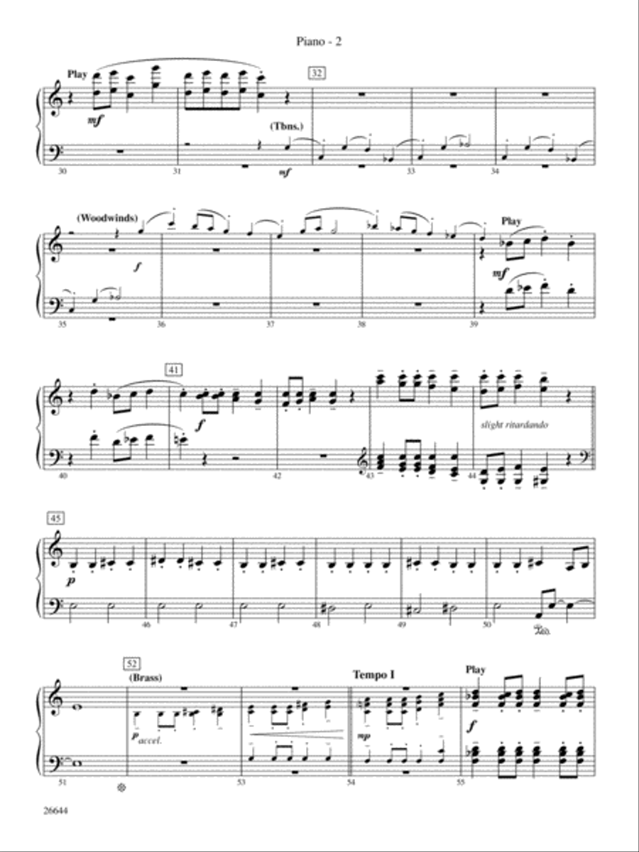 Crazy Daze: Piano Accompaniment Full Orchestra scores gallery preview page 2