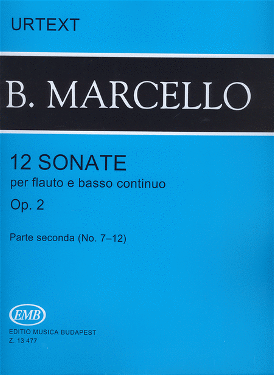 12 Sonate op. 2 Vol. 2 Flute Solo scores gallery preview page 1