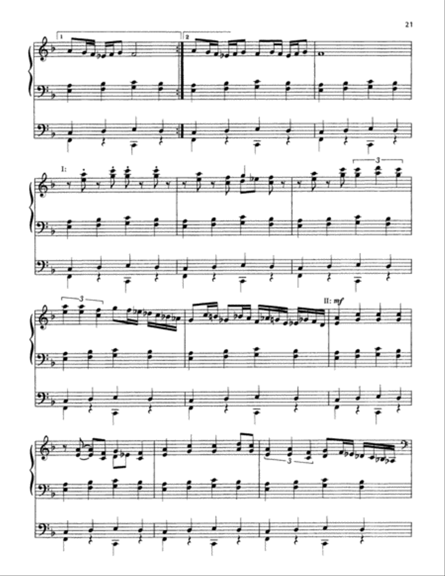 Interpretations, Book IX Organ Solo scores gallery preview page 11