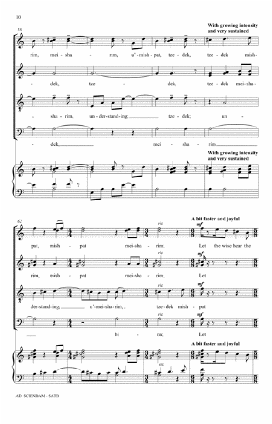 Ad Sciendam 4-Part scores gallery preview page 10