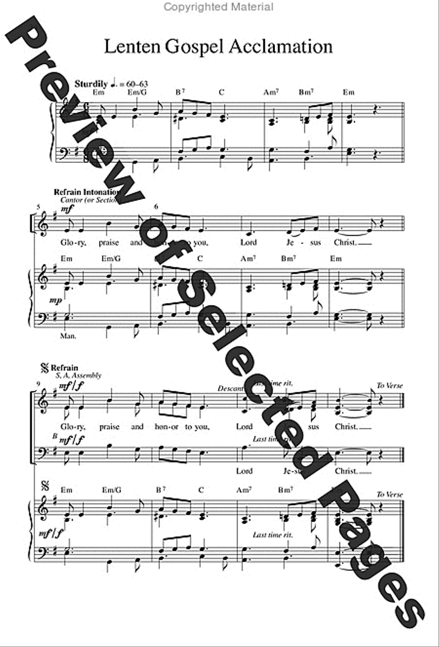 Mass of the Angels and Saints - Choral / Accompaniment Edition 3-Part scores gallery preview page 17