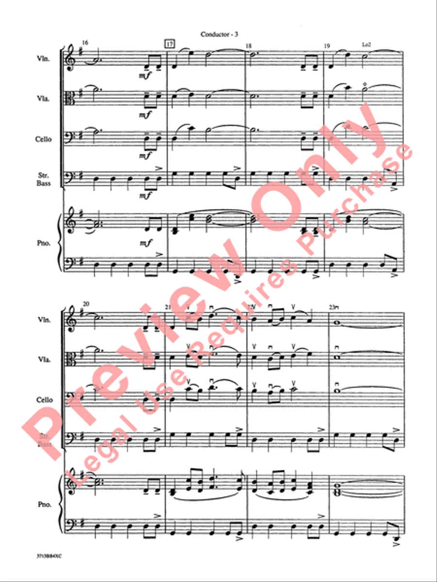 Blue Tango Blue Tango String Orchestra scores gallery preview page 6