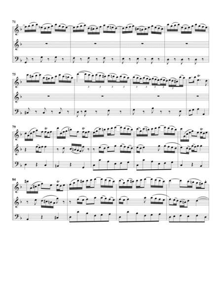 Aria: Seele, deine Specereie from Oster-Oratorium BWV 249 (arrangement for 3 recorders)
