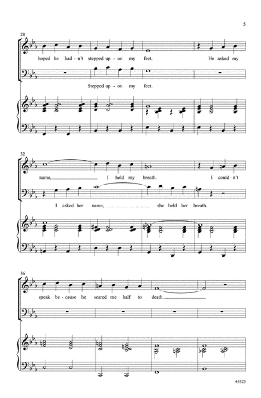 A Tribute to Judy Garland Choir scores gallery preview page 4