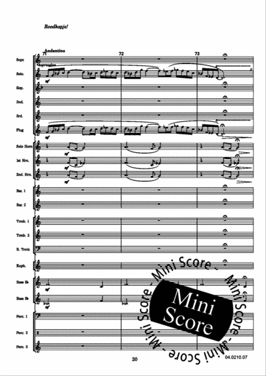 A Fairycocktale Brass Band scores gallery preview page 22