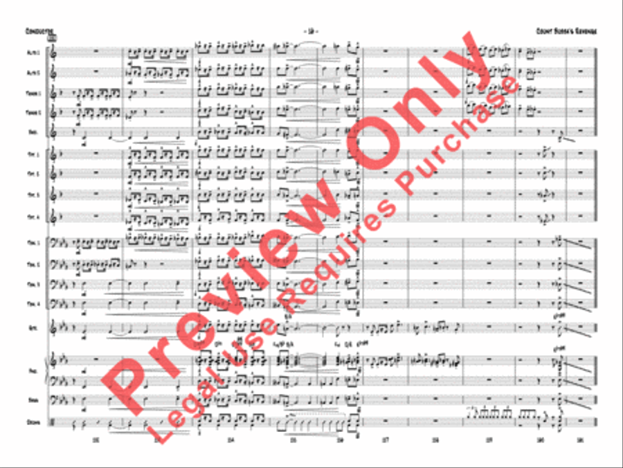 Count Bubba's Revenge Count Bubba's Revenge Jazz Ensemble scores gallery preview page 19