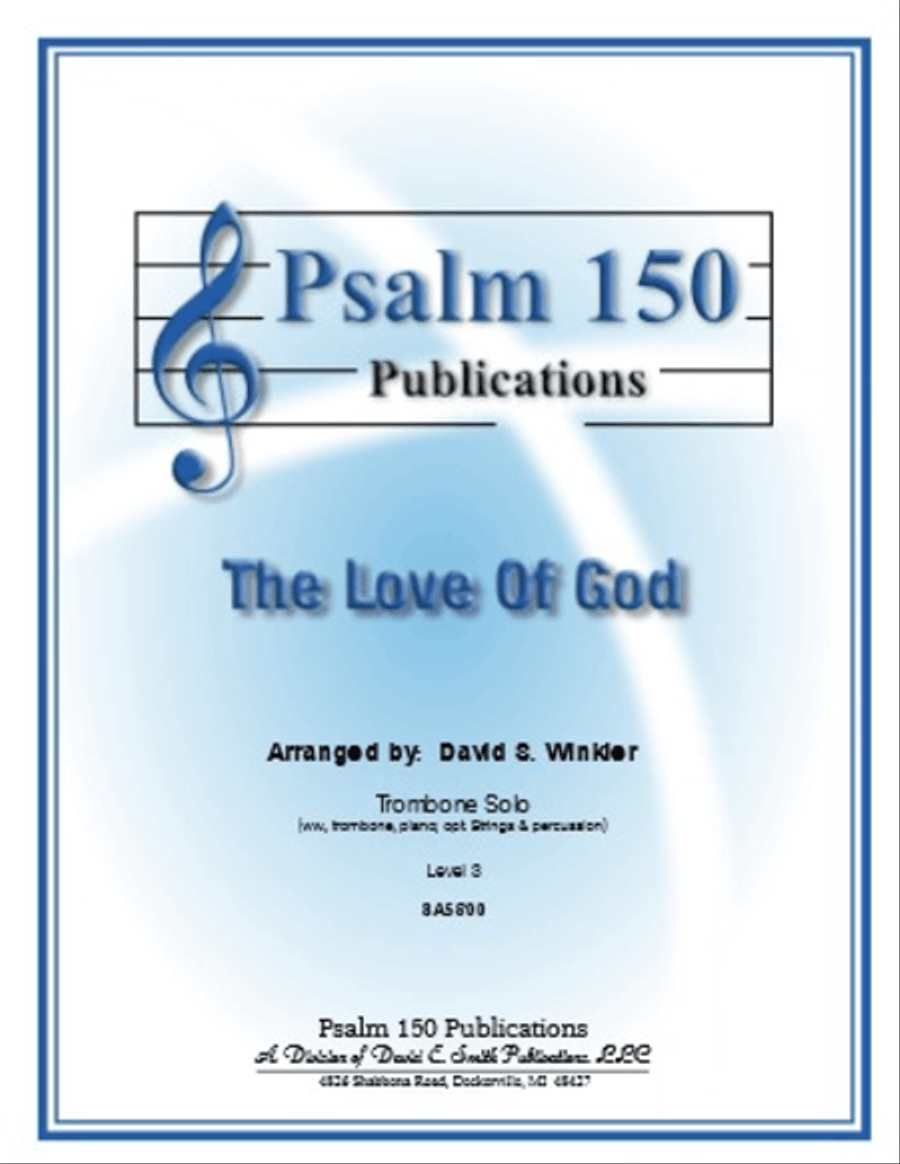 The Love Of God by Frederick M. Lehman Large Ensemble - Sheet Music