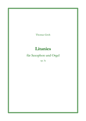 Litanies (for saxophone and organ)