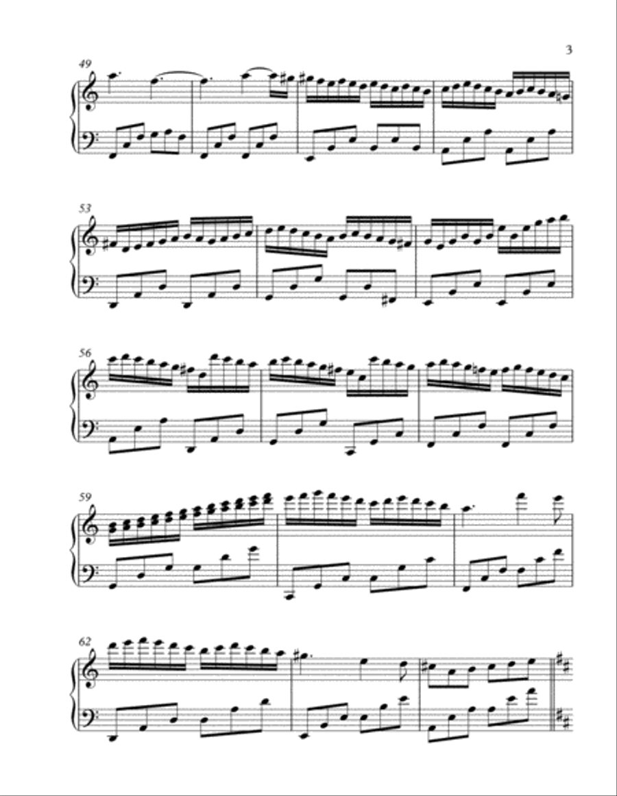 Memoirs Piano Solo scores gallery preview page 3