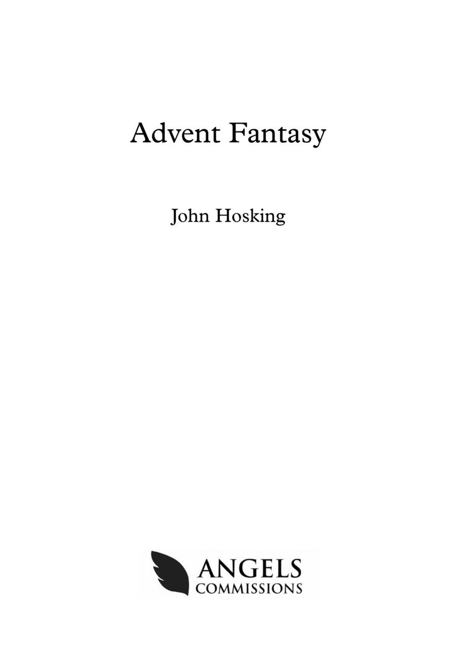 Advent Fantasy Organ Solo scores gallery preview page 1