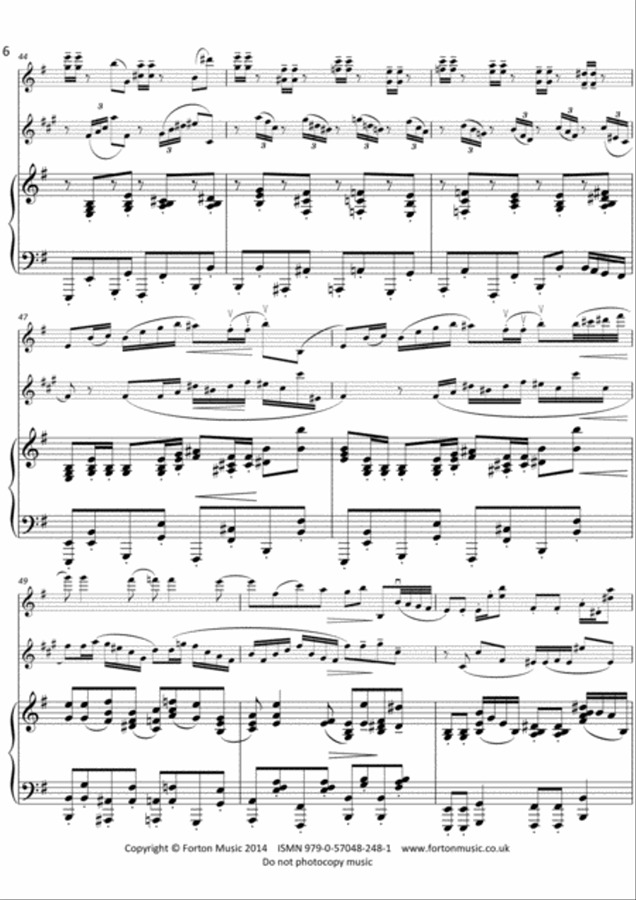 Moto Perpetuo Moto Perpetuo Violin scores gallery preview page 6