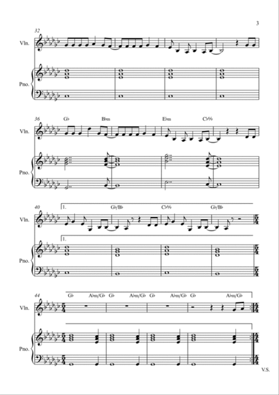 Homesick Homesick Violin Solo scores gallery preview page 3